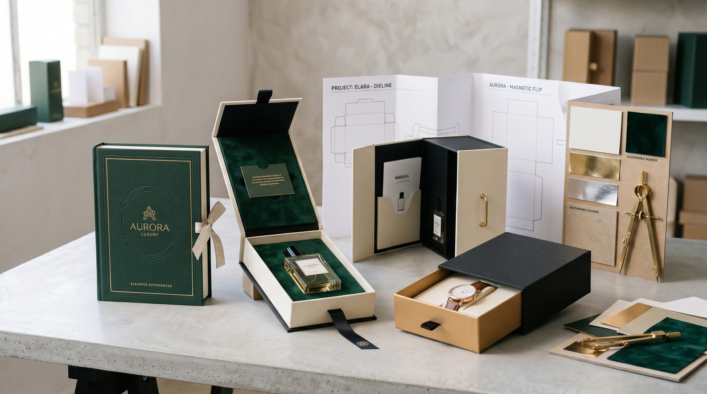 Innovative packaging structure and unboxing experience